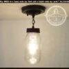 Mason Jar Ceiling LIGHT With Chain & NEW Quart -The Lamp Goods Mason Jar Ceiling LIGHT With Chain NEW Quart Fixture d27e9631 0a2f 4c01 9a5d b67c18244eb0
