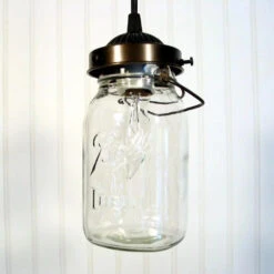 Mason Jar PENDANT Light Vintage Quart -The Lamp Goods Mason Jar Pendant Light 4 89169.1424879969.1280.1280