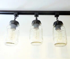 Mason Jar TRACK LIGHTING New Quarts Chain Trio -The Lamp Goods Mason Jar Track Lighting 5 44416.1425044542.1280.1280 ea4aeb62 352c 4f82 a8e0 edc67784c377