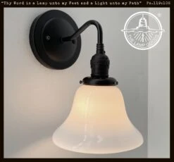 Antique 1930's Milk Glass Wall SCONCE Lighting