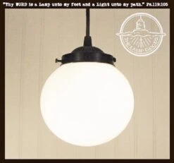 Milk Glass 8" Replacement Globe -The Lamp Goods Milk Glass Pendant Light fixture 6 Inch Lighting a1f245e9 873e 43e3 8479 959ba9a448dc 1