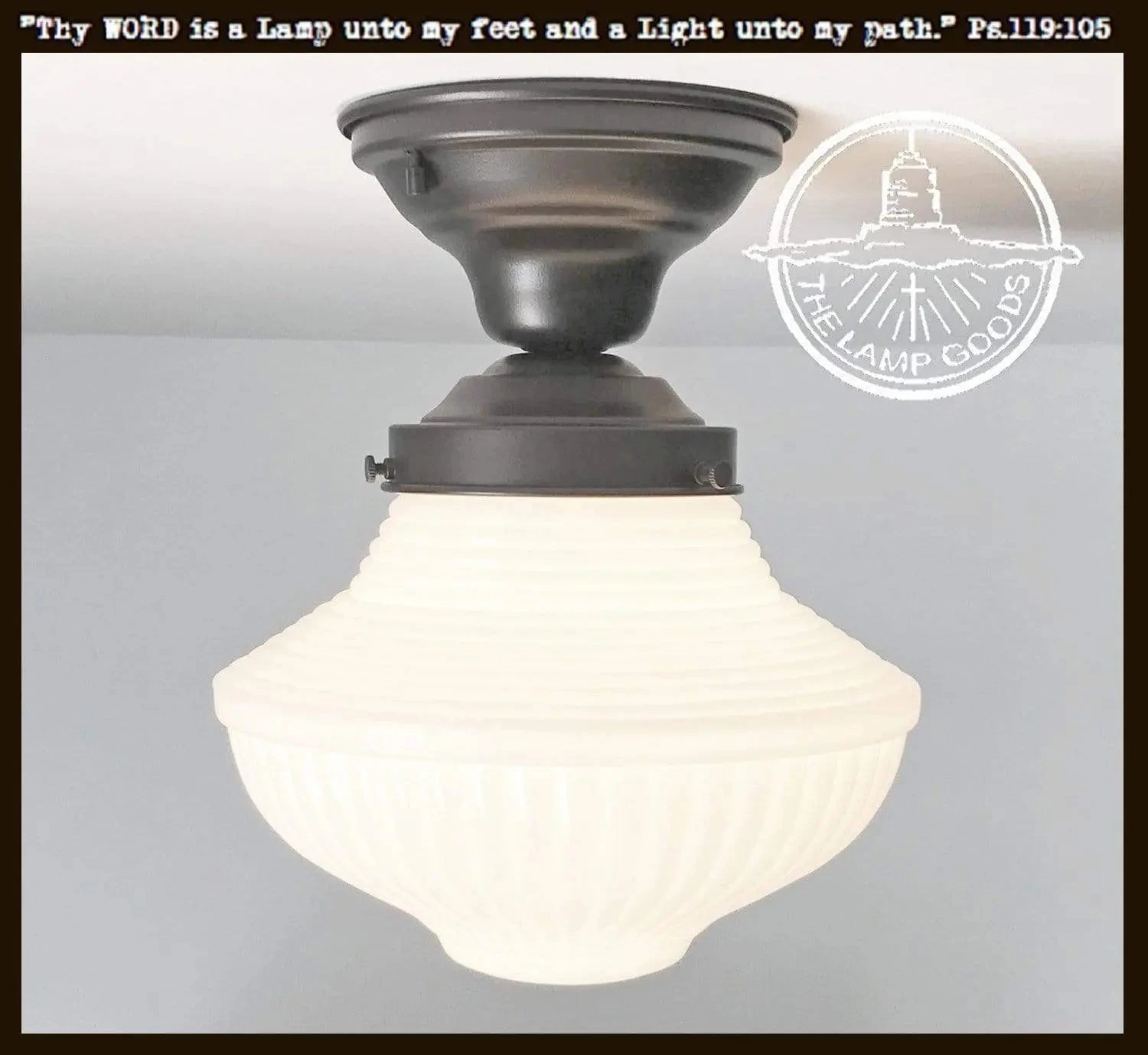 Traditional Milk Glass Replacement Globe - Image 4