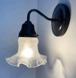 Antique Hobnail 1950's Frosted Glass Wall Sconce Light Fixture 14 Antique Hobnail 1950's Frosted Glass Wall Sconce Light Fixture -The Lamp Goods ScreenShot2024 08 09at12.35.59PM