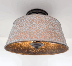 Ornate Copper Farmhouse Ceiling Light - 4 Bulb -The Lamp Goods ScreenShot2024 08 15at2.16.12PM