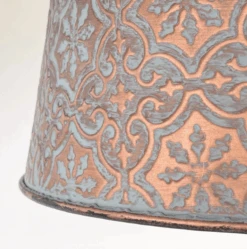Ornate Copper Farmhouse Ceiling Light - 4 Bulb -The Lamp Goods ScreenShot2024 08 15at2.16.18PM