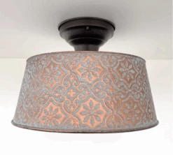 Ornate Copper Farmhouse Ceiling Light - 4 Bulb -The Lamp Goods ScreenShot2024 08 15at2.16.31PM