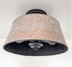 Ornate Copper Farmhouse Ceiling Light - 4 Bulb -The Lamp Goods ScreenShot2024 08 15at2.16.58PM