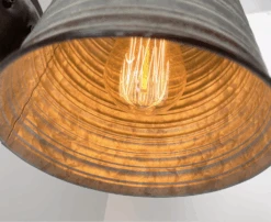 Corrugated Rustic Barn Metal Farmhouse Wall Light Fixture -The Lamp Goods ScreenShot2024 08 15at2.33.14PM
