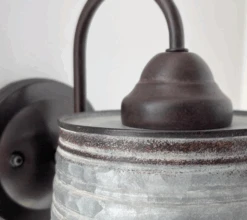 Corrugated Rustic Barn Metal Farmhouse Wall Light Fixture -The Lamp Goods ScreenShot2024 08 15at2.33.47PM