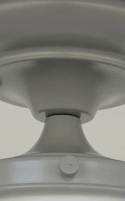 Modern Milk Glass GREY Ceiling Light Fixture Of 8" Opal Glass Globe -The Lamp Goods ScreenShot2024 09 16at3.27.24PM