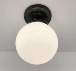 MODERN OPAL Schoolhouse Globe Ceiling Light -The Lamp Goods Screen Shot 2024 08 29 at 2.51.54 PM