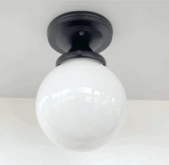 MODERN OPAL Schoolhouse Globe Ceiling Light -The Lamp Goods Screen Shot 2024 08 29 at 2.52.46 PM