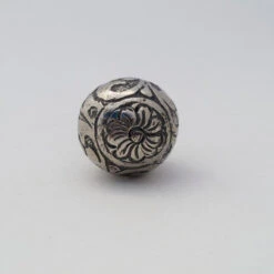 Silver Floral Ball Knob(Silver Floral Ball Knob) -The Lamp Goods Silver Floral Ball Knob 2
