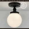 Globe CEILING LIGHT Of Schoolhouse Details
