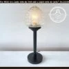 Antique Glass Table Lamp - Tall 2 Antique Glass Table Lamp - Tall -The Lamp Goods acornantiqueglasstablelampclearglassbedroomtabletalllamp