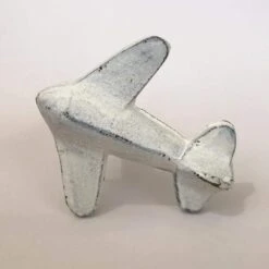 White Metal Airplane Knob(Airplane Metal Knob) 18 White Metal Airplane Knob(Airplane Metal Knob) -The Lamp Goods airplane metal knob knobs and pulls drawer cabinet knobs and pulls sku