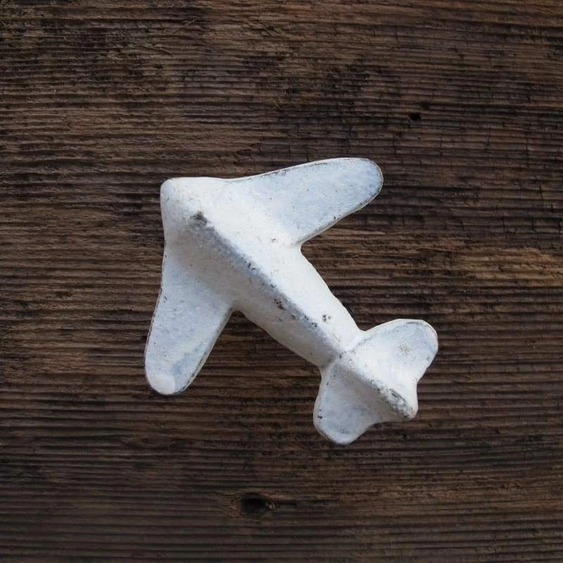 White Metal Airplane Knob(Airplane Metal Knob) 4 White Metal Airplane Knob(Airplane Metal Knob) - Image 2