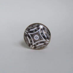 Art Deco Knob - Grey(Art Deco Gold Cabinet Knobs And Pulls) -The Lamp Goods art deco gold drawer pull knobs and pulls drawer cabinet knobs and pulls sku 3