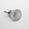 Beach Glass Knob -Frosted White(Beach Glass Clear Frosted Cabinet Knobs And Pulls) -The Lamp Goods beach glass knobs knobs and pulls drawer cabinet knobs and pulls sku 3