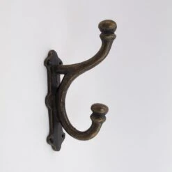 Cast Iron Double Hook(Cast Iron Double Hook) -The Lamp Goods bronzedoublehook3