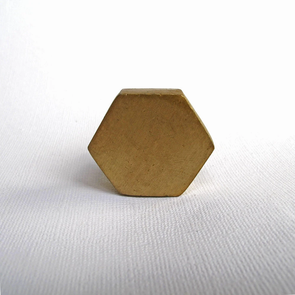 Brushed Brass Hexagon Knob(Brushed Brass Hexagon Modern Cabinet Knobs And Pulls) 4 Brushed Brass Hexagon Knob(Brushed Brass Hexagon Modern Cabinet Knobs And Pulls) - Image 2
