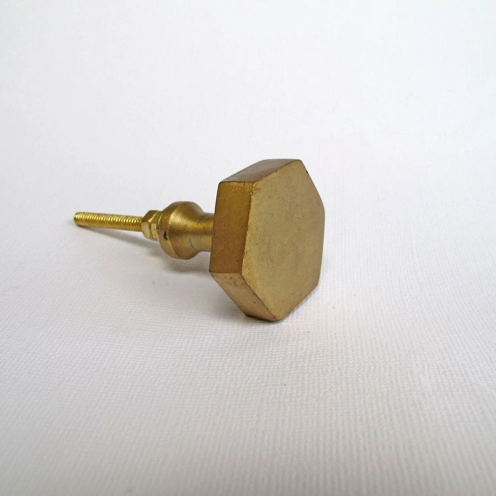Brushed Brass Hexagon Knob(Brushed Brass Hexagon Modern Cabinet Knobs And Pulls) 5 Brushed Brass Hexagon Knob(Brushed Brass Hexagon Modern Cabinet Knobs And Pulls) - Image 3