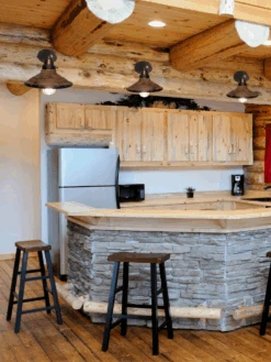 Rustic Industrial Farmhouse Ceiling Light -The Lamp Goods cabinrusticindustrialsconce