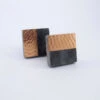 Gray Stone + Copper Square Knob(Grey Stone Copper Square Knob) -The Lamp Goods coperknob13