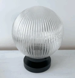 Large Holophane Antique Glass Globe Table Lamp -The Lamp Goods download 35