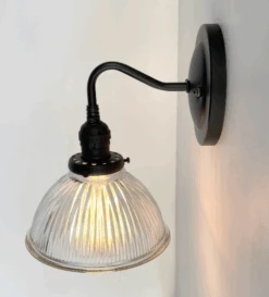 Glass Wall Sconce Light Fixture Factory Holophane Shade -The Lamp Goods download 47