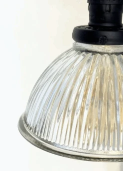 Glass Wall Sconce Light Fixture Factory Holophane Shade -The Lamp Goods download 50