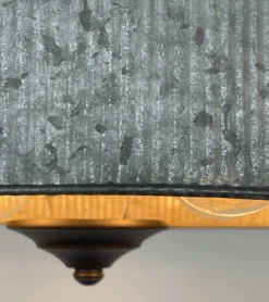 Galvanized Barn Drum Modern Farmhouse Ceiling Light -The Lamp Goods download 73