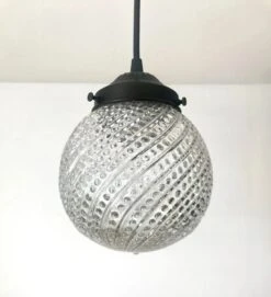 Gorgeous Hobnail Swirl Glass Pendant Light -The Lamp Goods fullsizeoutput 4ac