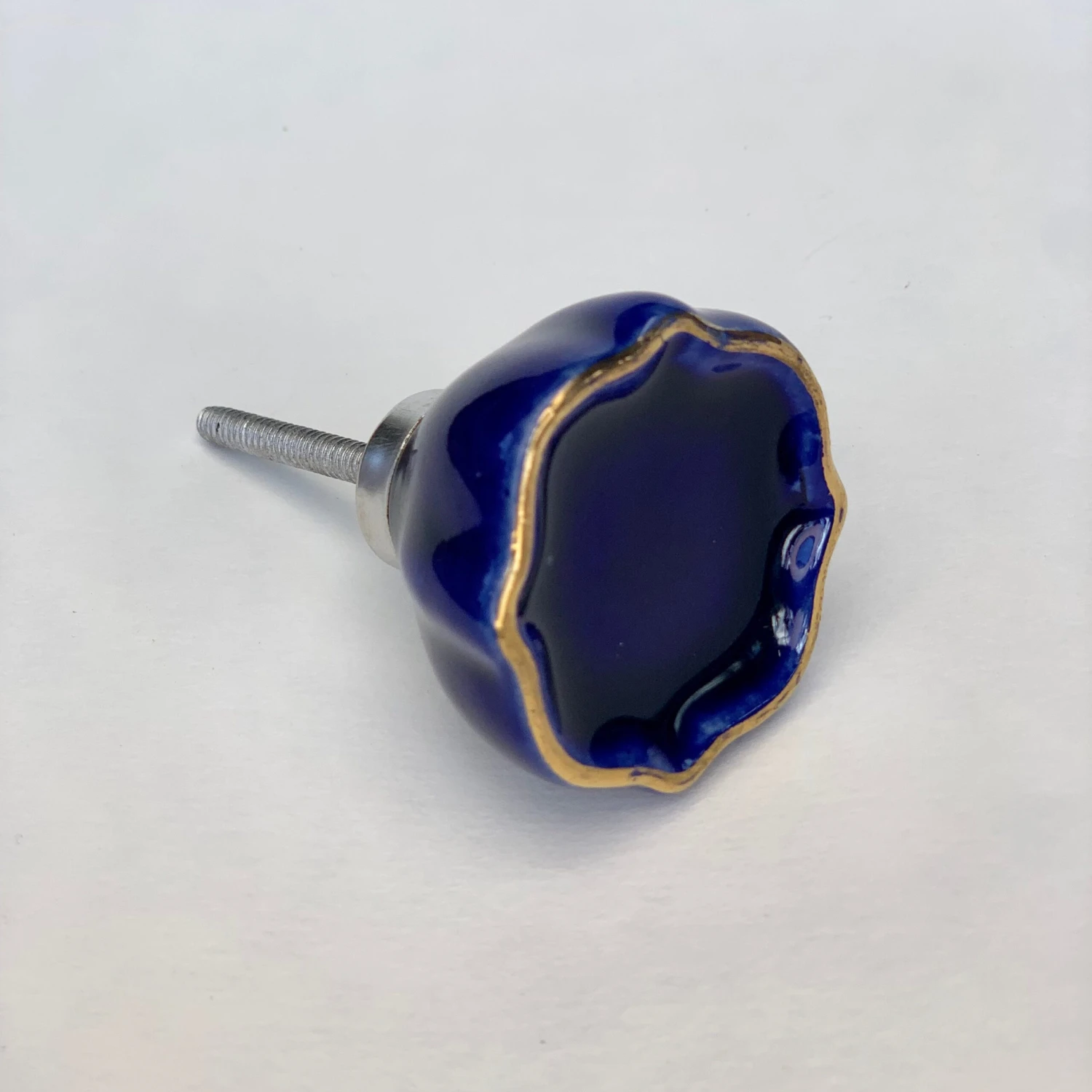 Blue & Gold Cushion Knob(Blue Gold Cushion Knob) 3 Blue & Gold Cushion Knob(Blue Gold Cushion Knob)