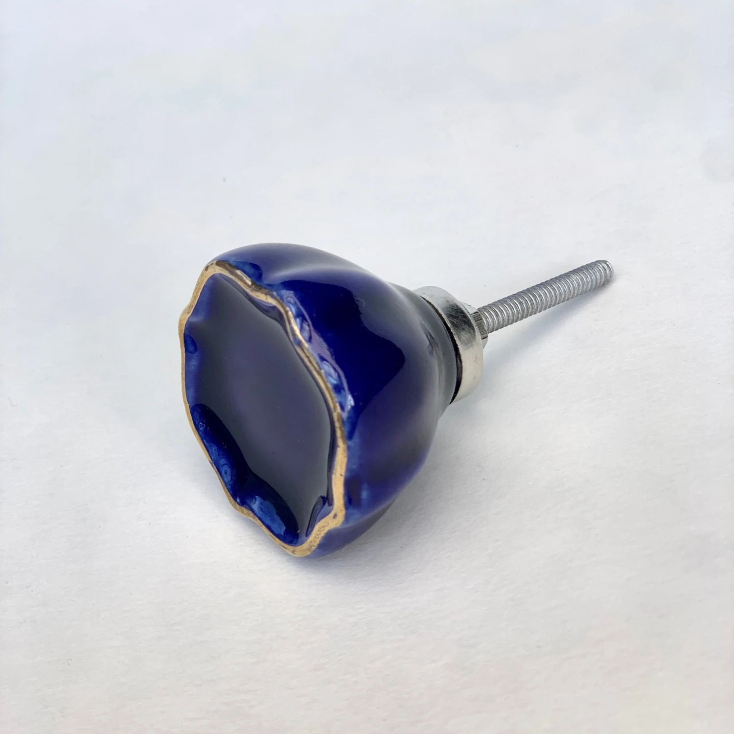 Blue & Gold Cushion Knob(Blue Gold Cushion Knob) 4 Blue & Gold Cushion Knob(Blue Gold Cushion Knob) - Image 2