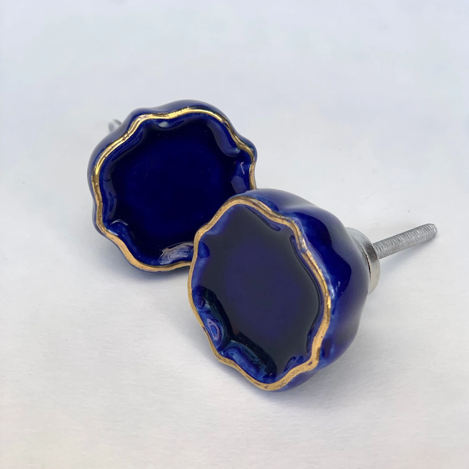 Blue & Gold Cushion Knob(Blue Gold Cushion Knob) 5 Blue & Gold Cushion Knob(Blue Gold Cushion Knob) - Image 3