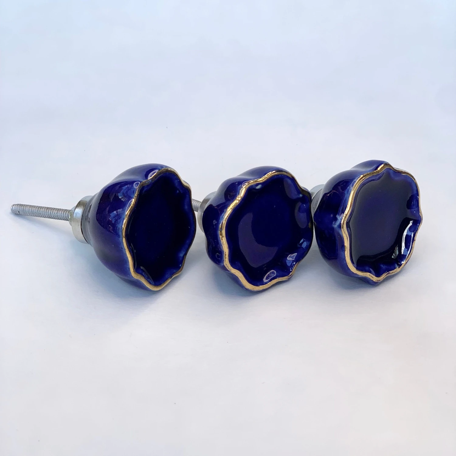 Blue & Gold Cushion Knob(Blue Gold Cushion Knob) 8 Blue & Gold Cushion Knob(Blue Gold Cushion Knob) - Image 6