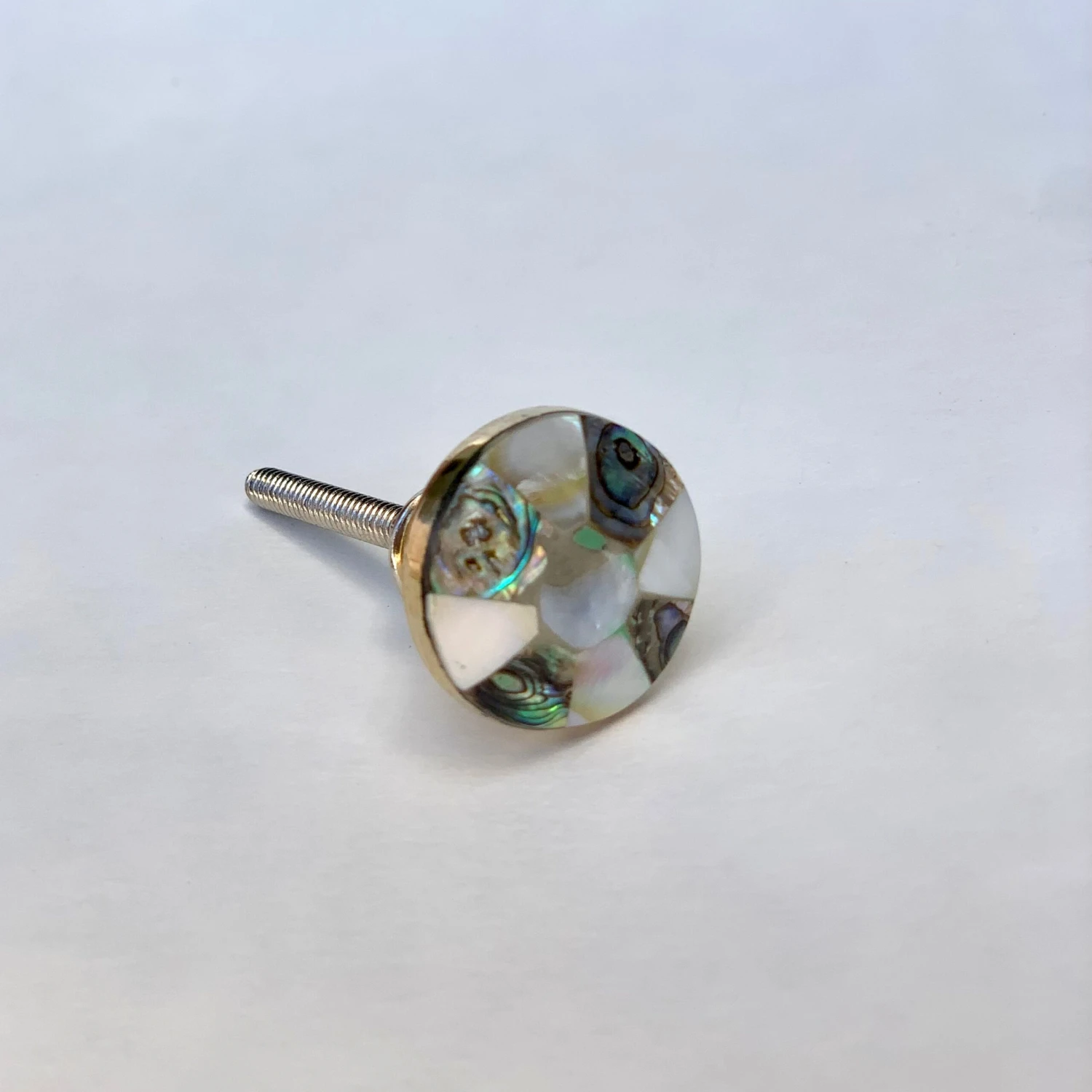 Mini Faceted Mother Of Pearl Knob Multi-Color(Mini Faceted Mother Of Pearl Knob Multi Color) 6 Mini Faceted Mother Of Pearl Knob Multi-Color(Mini Faceted Mother Of Pearl Knob Multi Color) - Image 4