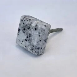 Multi Shade Gray Marbled Stone Knob(Multi Shade Grey Marbled Stone Knob)