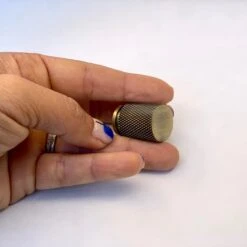 Knurled Bronze Brass Pull(Copy Of Mod Brass Mini Cone Knob)