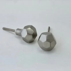 Modern Silver Hex Ball Knob(Modern Hexagon Ball Knob) -The Lamp Goods fullsizeoutput 6d8c
