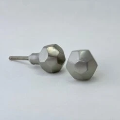 Modern Silver Hex Ball Knob(Modern Hexagon Ball Knob) -The Lamp Goods fullsizeoutput 6d8d