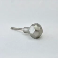 Modern Silver Hex Ball Knob(Modern Hexagon Ball Knob)