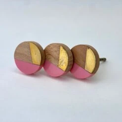 Geo Knob - Pink + Gold(Geo Knob Pink Gold) -The Lamp Goods fullsizeoutput 6da6