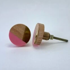 Geo Knob - Pink + Gold(Geo Knob Pink Gold) -The Lamp Goods fullsizeoutput 6dad