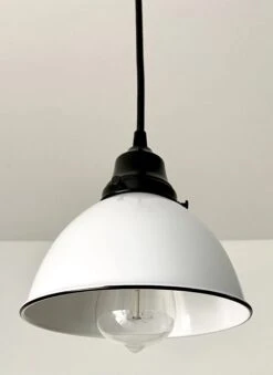 Modern Farmhouse White Pendant Light -The Lamp Goods fullsizeoutput 84d