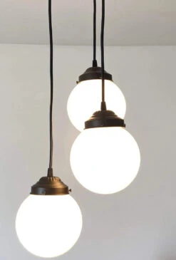Milk Glass Chandelier Pendant Trio -The Lamp Goods fullsizeoutput 8a2 a2ddf923 e501 4550 8c95 398bbab533df
