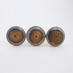 Gray + Gold Geia Circle Knob(Gray Gold Geia Circle Knob)