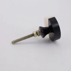 Geo Knob - Black + Gold(Modern Black And Gold Geo Knob) -The Lamp Goods geoblackgold2