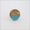 Geo Knob - Blue + Gold(Modern Blue And Gold Geo Knob) -The Lamp Goods geoblue8